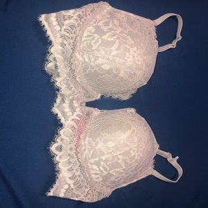 Lasenza White Lace Bra